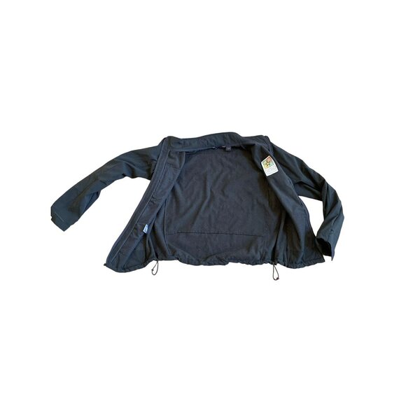 Eddie Bauer Softshell Jacket Army Team Microsoft Logo Navy Blue - Picture 6 of 9